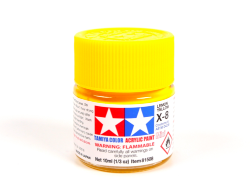 Acrylic X8 Gloss Lemon Yellow - TAM81008
