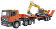 1/24 9ch RC Platform Trailer & Excavator combo 1319 - 1319