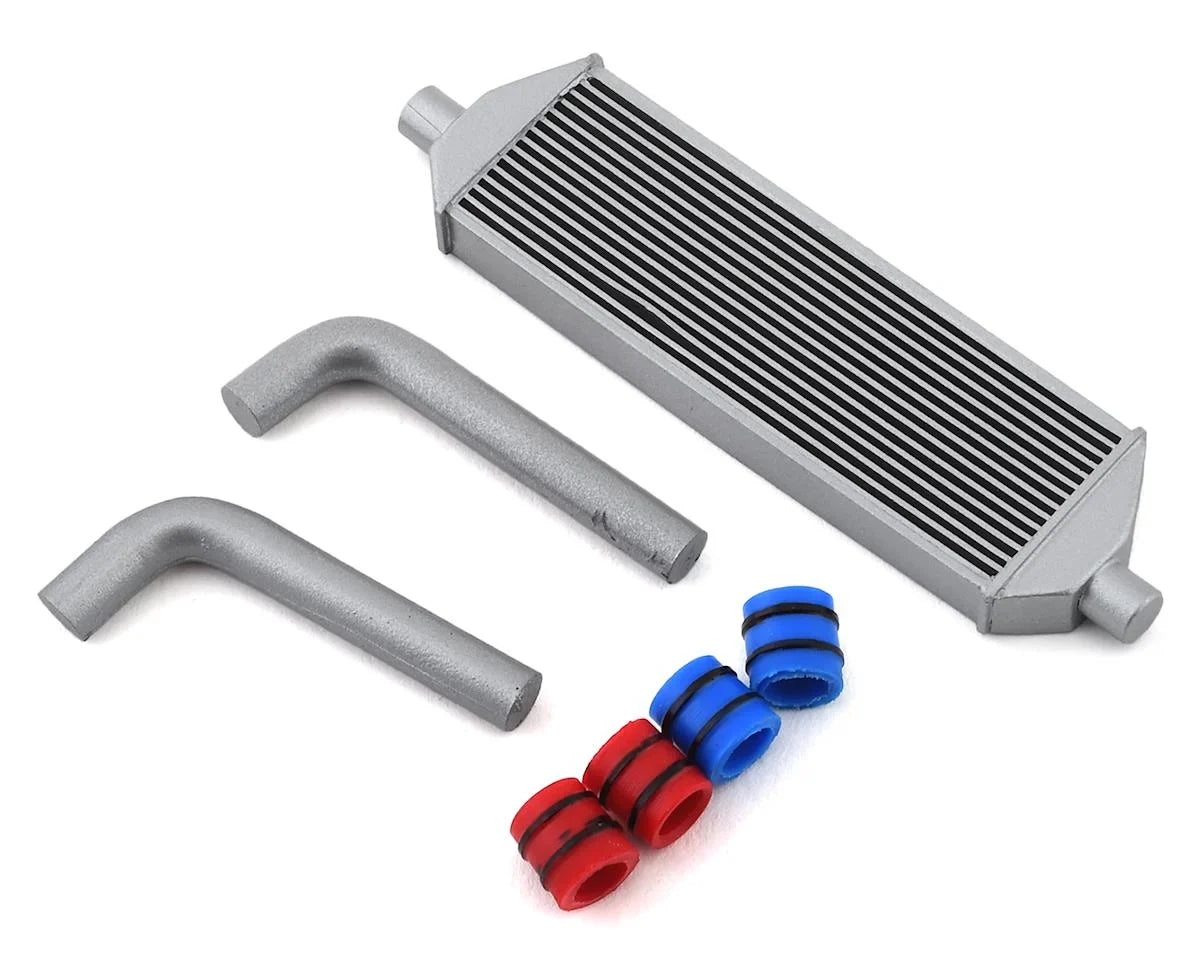 SDW-FULLINTKIT-LOW-S Sideways RC Scale Drift Full Intercooler Kit (Silver) (Low Profile)