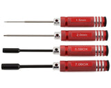 YOKYT-YRTSRA Yokomo Metric Hex & Nut Driver Set (1.5, 2.0, 5.5, 7.0mm)