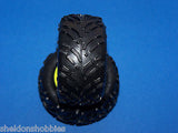 TEAM LOSI MINI SMASHERS GLUED: 1/18 SCALE - FRONT YELLOW WHEELS #LOSB1185