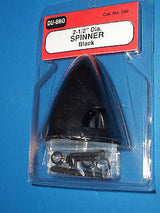 DUBRO 2-1/2" SPINNER BLACK #285