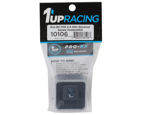 1UP Racing 4-Channel Sanwa FH5 Antenna-Free 2.4GHz Receiver