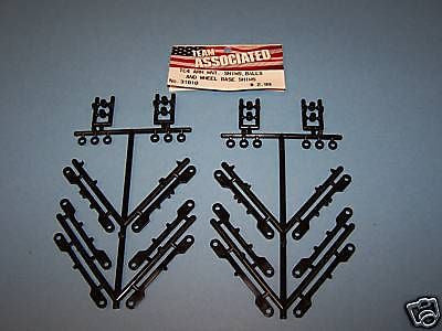ASSOCIATED (TC4 TOURING CAR) ARM MOUNT SHIMS BALLS & WHEEL BASE #31010