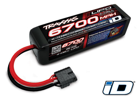 6700mah 14.8v 4-Cell 25C LiPo Battery