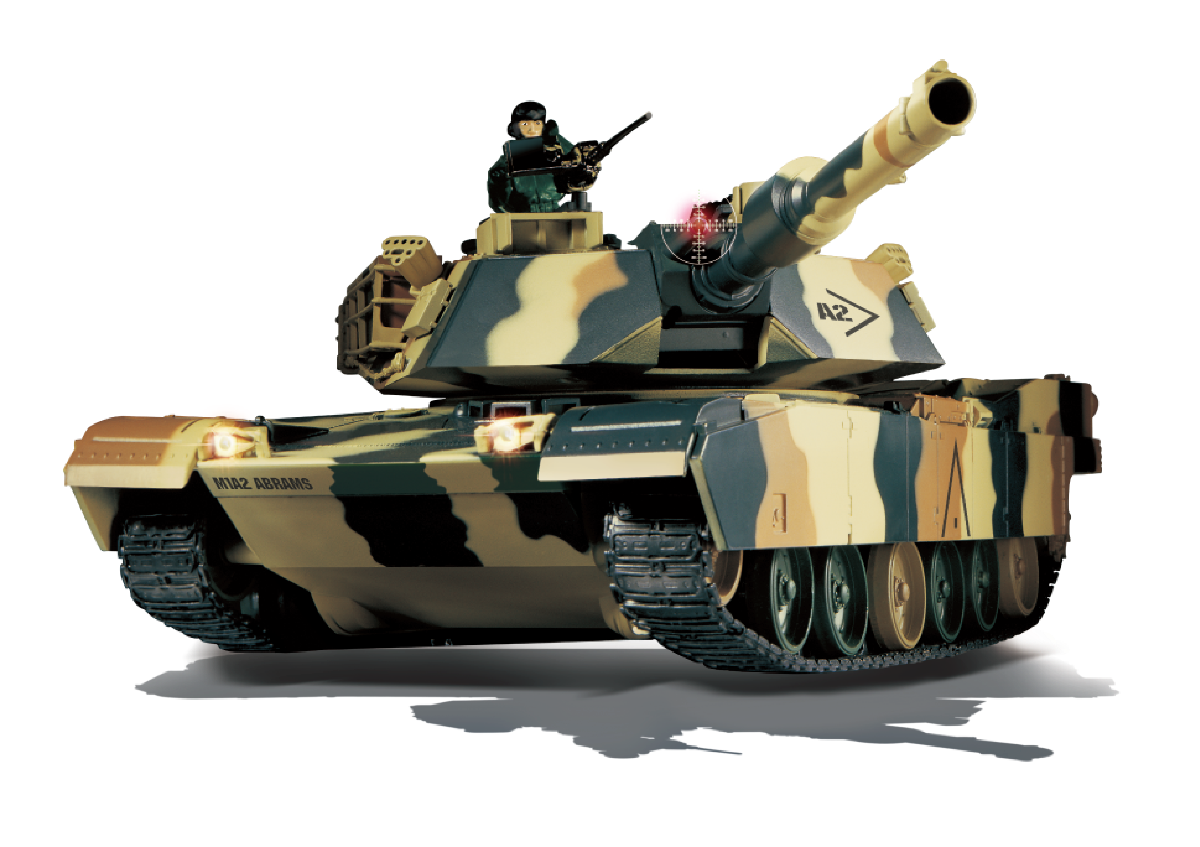 1/24 U.S. Abrams RC IR BB Tank 3816 - 3816