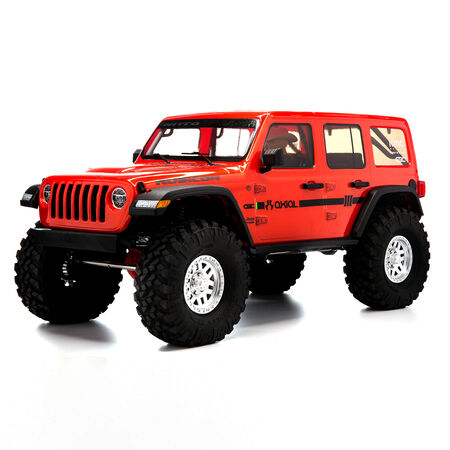 AXI03003T2 1/10 SCX10 III Jeep JLU Wrangler with Portals RTR, Orange