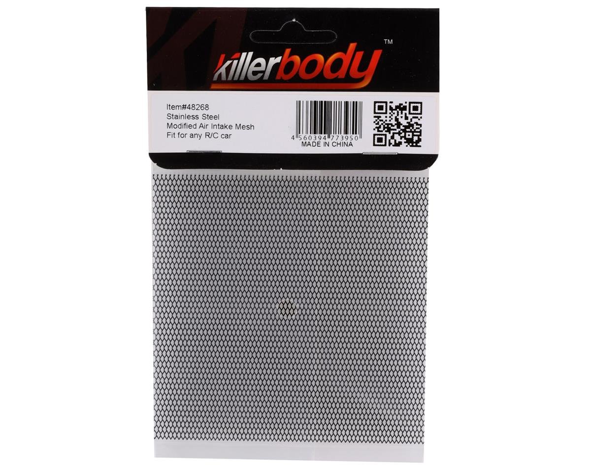 KLR-48268 Killerbody Stainless Steel Grille Mesh (Black) (Diamond)