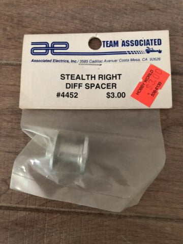 Team Associated # 4452 Rear Stealth Right Diff Spacer Vintage