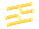 Dubro In-Line Fuel Connector w/Plug Yellow (2)