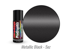 Traxxas Metallic Black ProGraphix Spray Paint (5 oz) - 5075