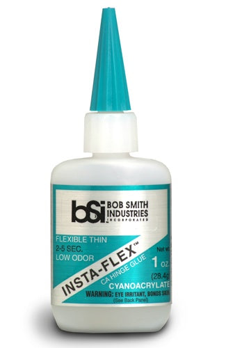 Cyanoacrylate CA Super Glue 1oz Clear Thin Rubber - BSI-119