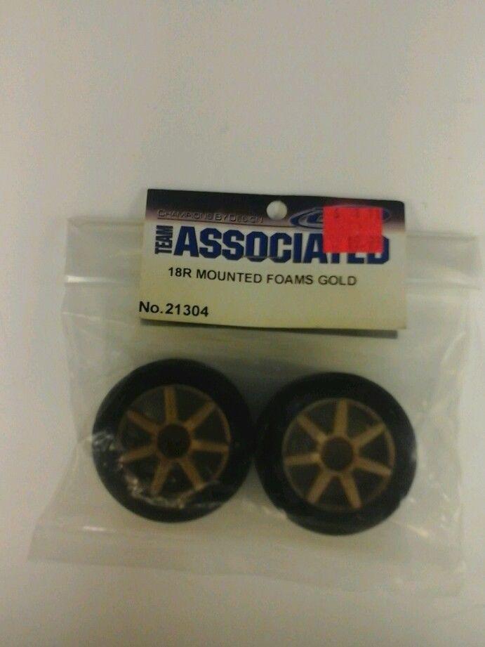 Associated 18R Mounted Foams(Gold) 21304