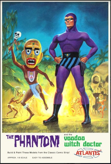 Atlantis The Phantom and the Voodoo Witch Doctor 1:8 Model Kit - ATL3004