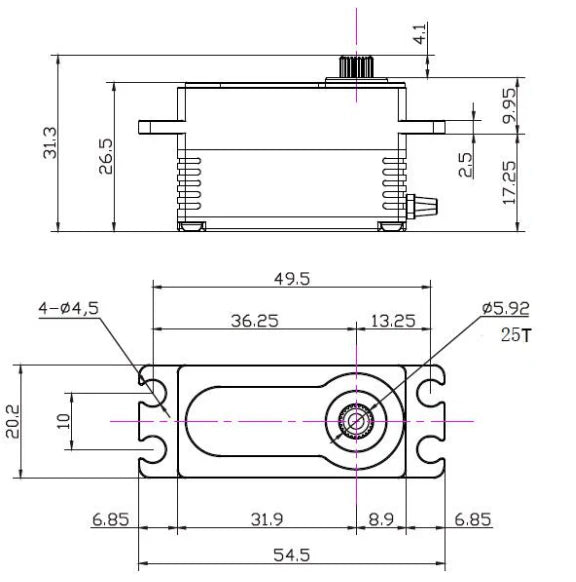 REEFS - 299LP Racing Servo (Purple Edition)