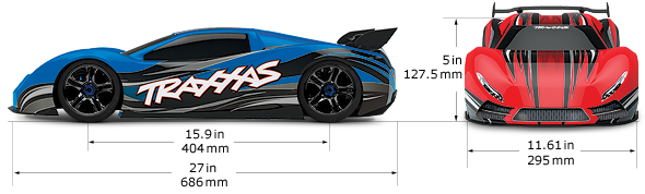 Traxxas XO-1 AWD SUPERCAR NO BATT TSM - Tra64077-3