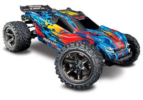 TRAXXAS RUSTLER 4WD VXL RTR TRA67076-4 - TRA67076-4_REDYELLOW