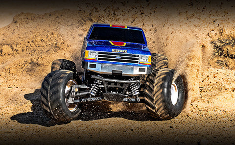 Bigfoot® 4X4 Brushless: 1/10-scale 4WD Monster Truck with TQ™ 2.4GHz radio system - Blue