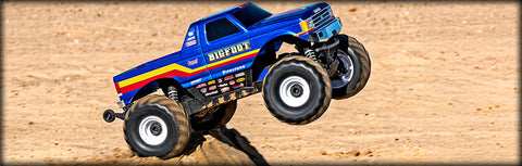 Bigfoot® 4X4 Brushless: 1/10-scale 4WD Monster Truck with TQ™ 2.4GHz radio system - Blue