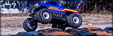 Bigfoot® 4X4 Brushless: 1/10-scale 4WD Monster Truck with TQ™ 2.4GHz radio system - Blue