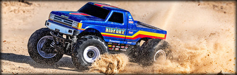 Bigfoot® 4X4 Brushless: 1/10-scale 4WD Monster Truck with TQ™ 2.4GHz radio system - Blue