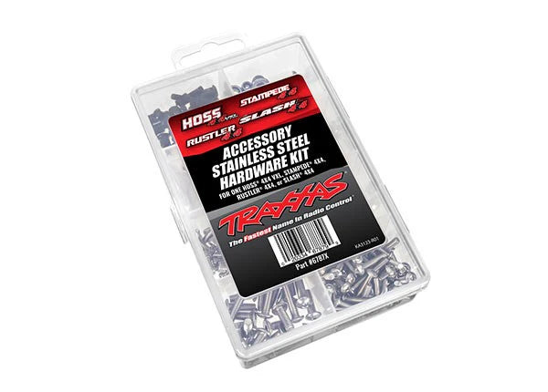 Traxxas - 6787X HARDWARE KIT STAINLESS 4X4 CMPLT
