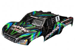 Body, Slash 4X4, green (painted, decals applied)