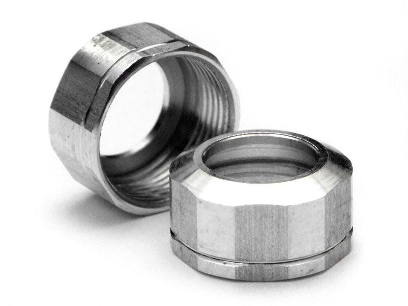 HPI #72100 - SHOCK CAP 12x0.8mm (SILVER/GROOVED/2pcs)