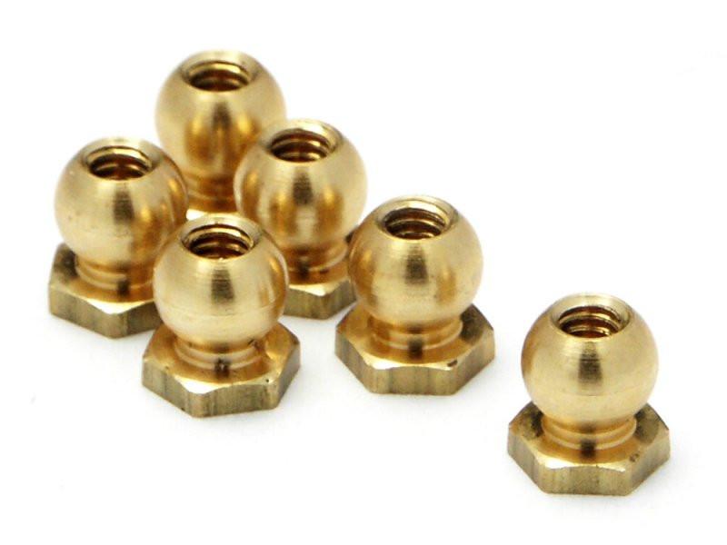 HPI  #72335 - BALL NUT M2x3.8x4.5mm (6pcs)