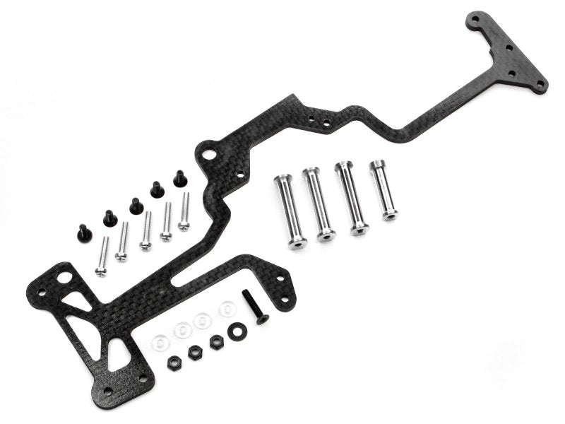 HPI RACING #73017 - GRAPHITE UPPER DECK SET (NITRO RS4 MT)