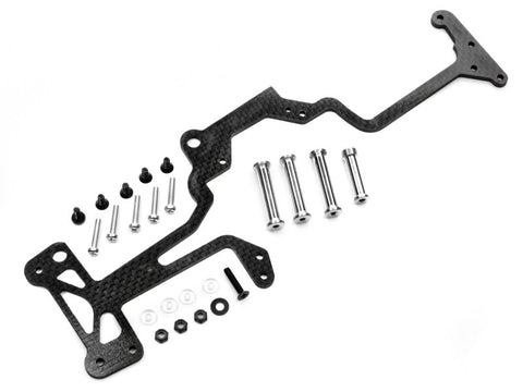 HPI RACING #73017 - GRAPHITE UPPER DECK SET (NITRO RS4 MT)