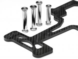 HPI RACING #73017 - GRAPHITE UPPER DECK SET (NITRO RS4 MT)
