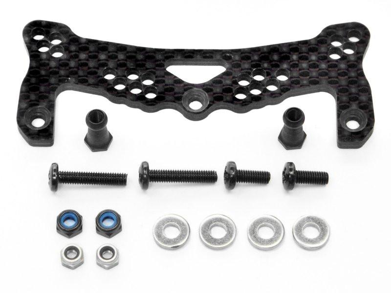 HPI #73042 - FRONT SHOCK TOWER (GRAPHITE / PRO 3)