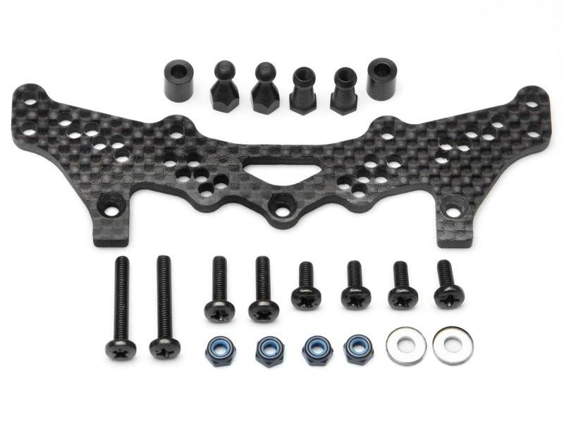 HPI #73043 - REAR SHOCK TOWER (GRAPHITE / PRO 3)