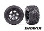 T&W X-MAXX BLK WHL GRAVIX TIRE - 7877 - 7877
