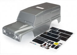 Body, Land Rover® Defender®, graphite silver (painted)/ decals