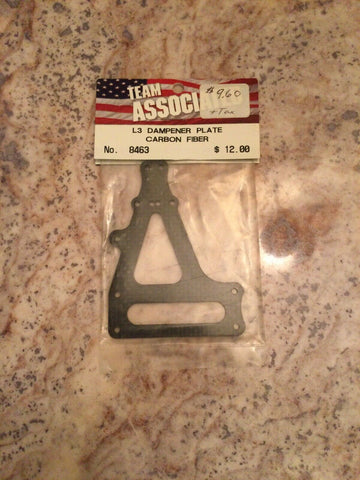 Team Associated 8463 L3 Dampener plate carbon fiber