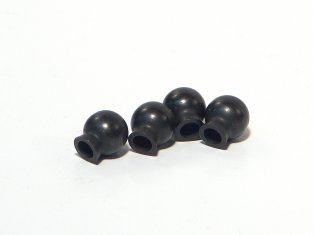 HPI RACING #86059 - BALL 6.8x7.3x3mm (BLACK/4pcs)