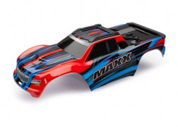 Body, Maxx®, red-x (painted)/ decal sheet