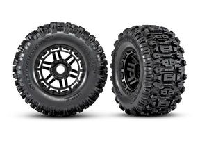 Traxxas Maxx 2.8" Black Wheels & Sledgehammer Tires (2) - 8973