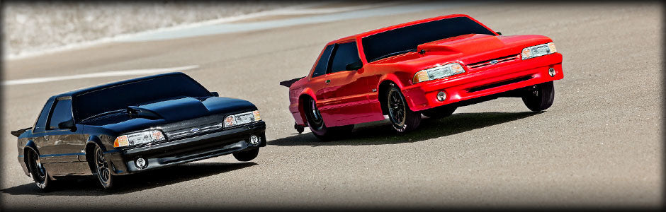 Traxxass BLK - Drag Slash Mustang - Tra94046-4