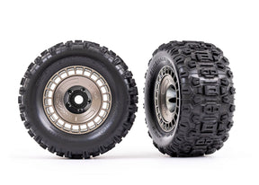 Traxxas 3.8" Modular Wheels & Sledgehammer Tires (2) - 9572A