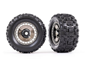 Traxxas 3.8" Modular Wheels & Sledgehammer Tires (2) - 9572T