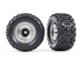 Traxxas 3.8" Modular Wheels & Sledgehammer Tires (2) - 9572X