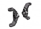 Caster blocks, 6061-T6 aluminum (dark titanium-anodized) (left & right) - 9733-GRA - 9733-GRA