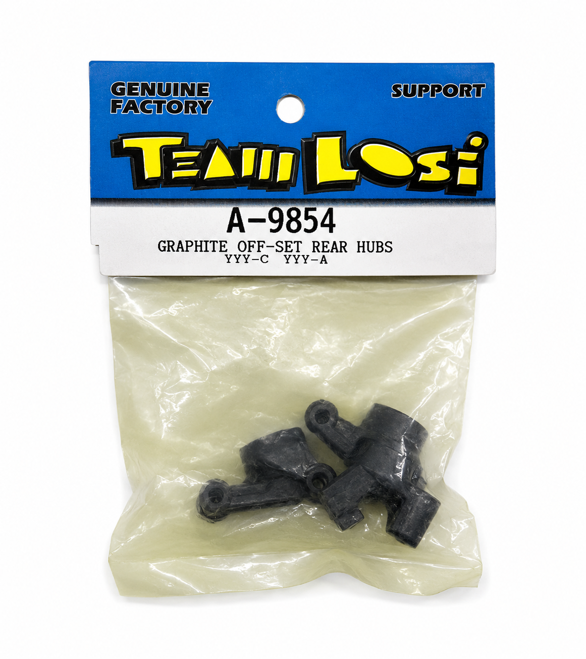 LOSA9854 GRAPHITE OFF-SET REAR HUBS XXX-S XXX-4