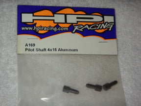 HPI RACING A169 PILOT SHAFT 4X15 ALUMINUM RS4 / SUPER NITRO RS4 - A169