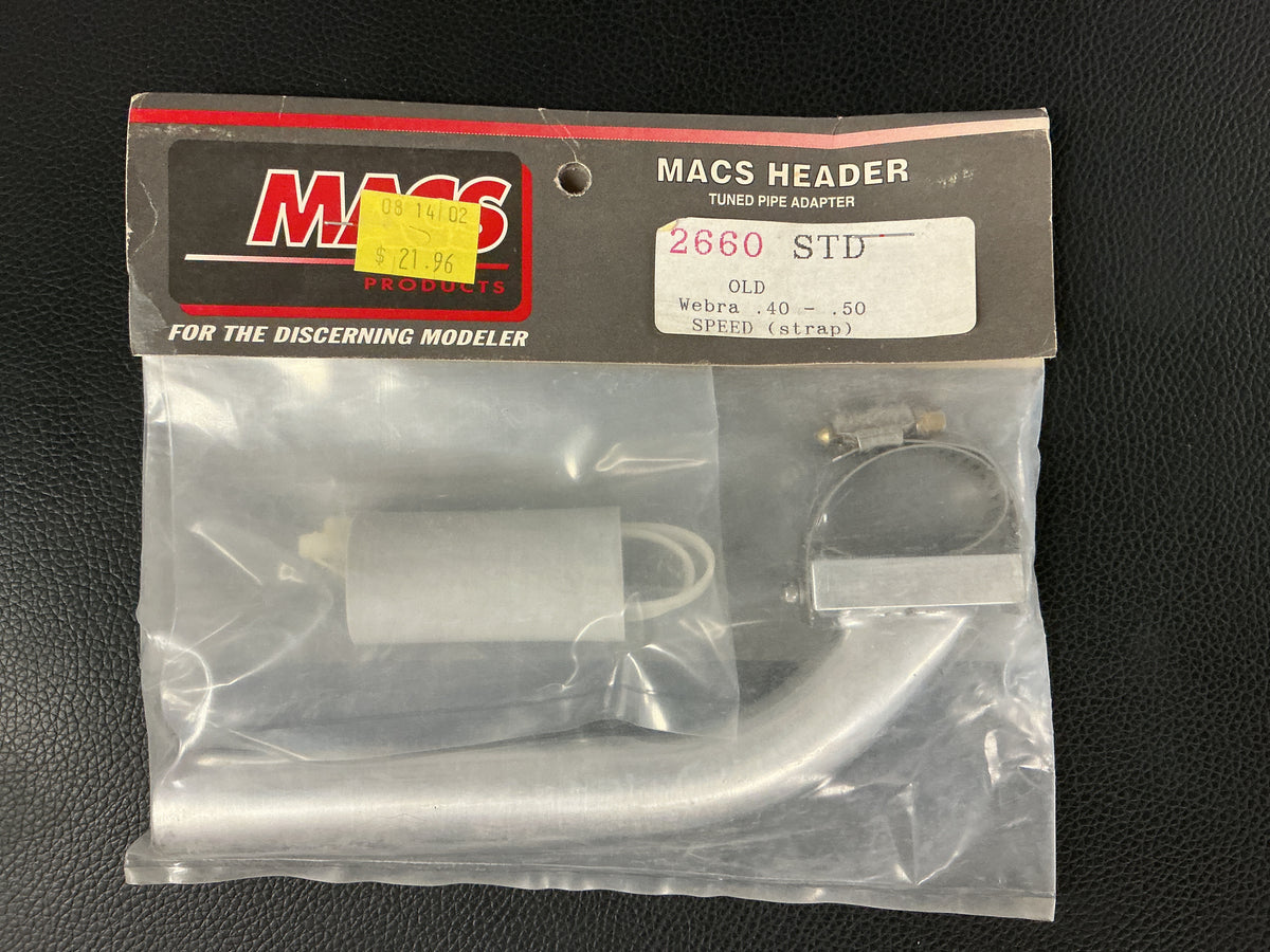 MAC’S HEADER TUNED PIPE ADAPTER 2660 STD.