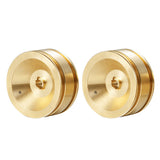 Brass Wheels for SCX24 2 pcs - TRC-023