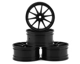 MST 5H Wheel Set Black 4 +1 Offset w/12mm Hex - MXS-832058BK